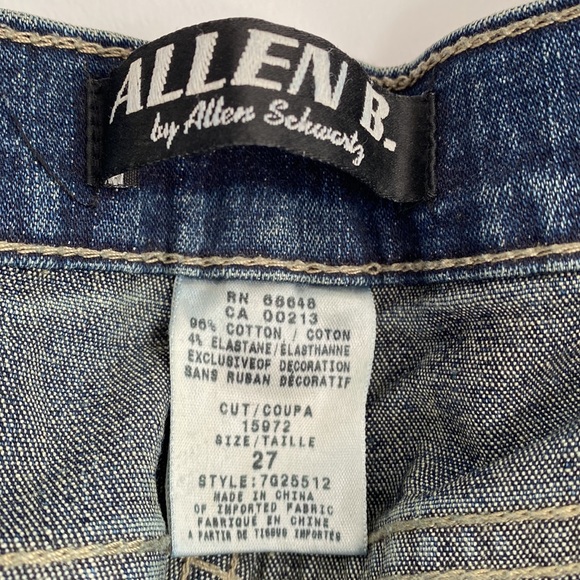 Allen B. By Allen Schartz lace jeans size 27 - Picture 6 of 8